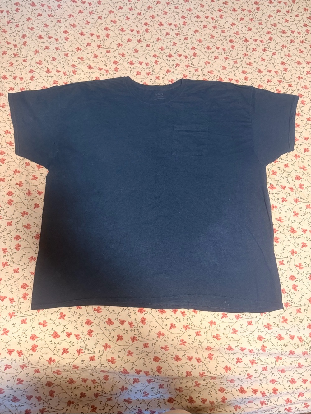 Athletic Works Navy Blue Short Sleeve Pocket Tee